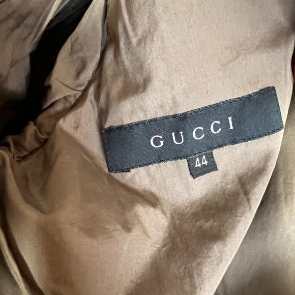 Gucci Vintage Jacket Cotton Buckle New Old Stock - Picture 11 of 16